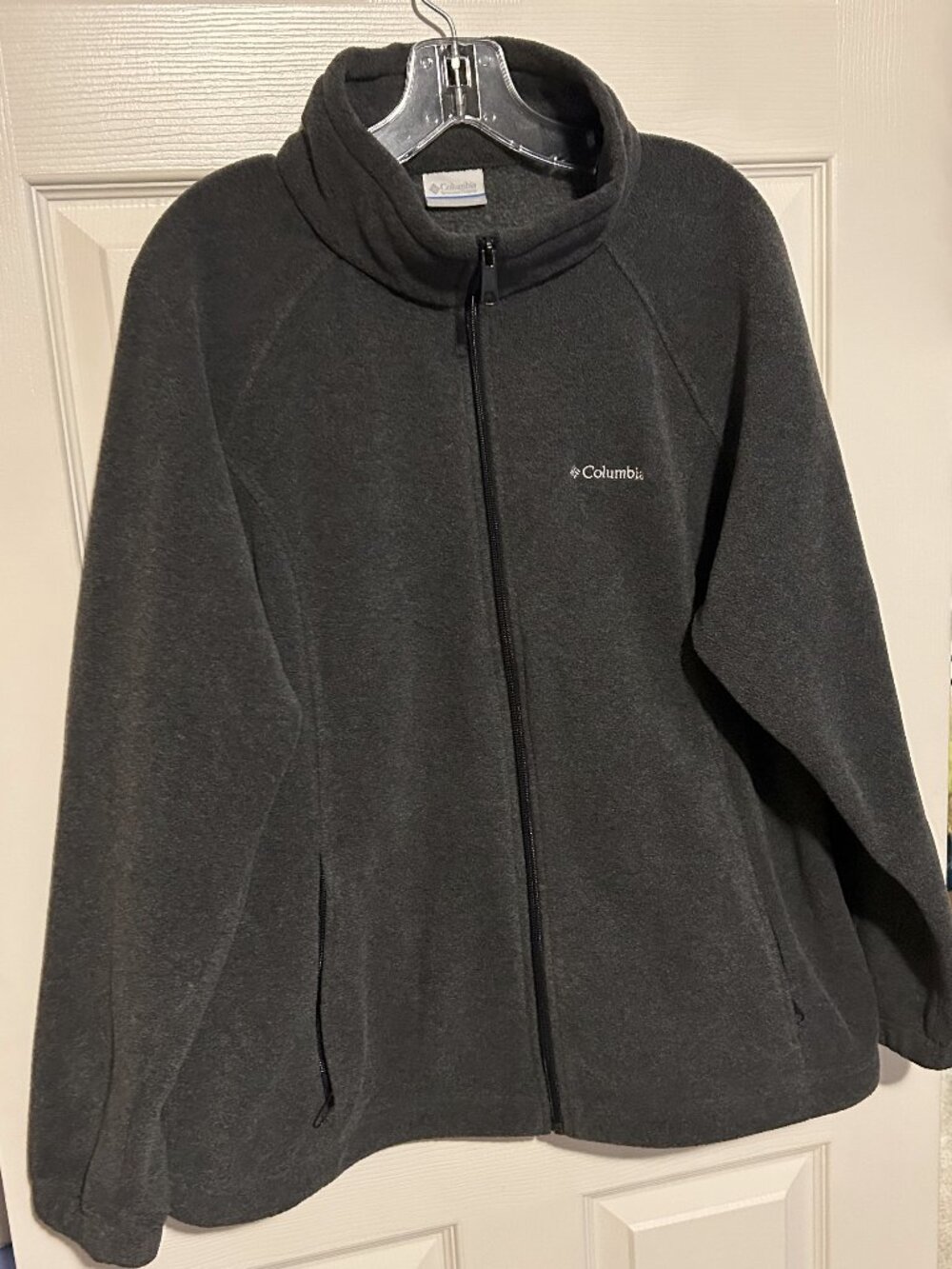 Charcoal Columbia Fleece Jacket sz 1X